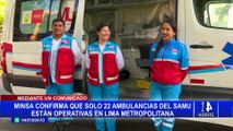 Exjefe de la Oficina de Riesgo de Desastre del Minsa fue obligado a renunciar tras informar situación de ambulancias