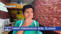 Viral di Medsos, Mobil Dilakban Gara-Gara Parkir Sembarangan di Jakarta Utara
