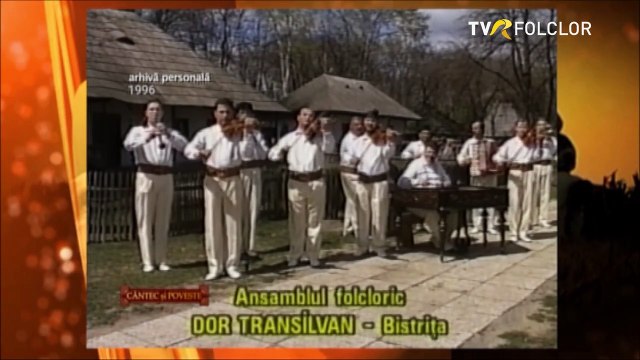 Ansamblul folcloric „Dor transilvan” si dirijor Stefan Cigu - Arhiva 1996