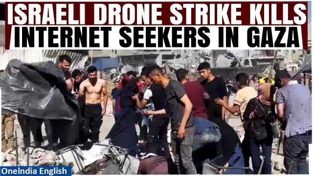 Bloodbath In Gaza: IDF Drones Strike Group Of Palestinians Trying To Access Internet On Jalaa Street