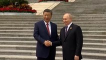 Xi welcomes Putin to China with full military honours in Beijing