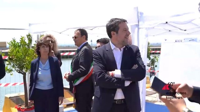 Salvini: Il porto commerciale di Fiumicino porta sviluppo e lavoro