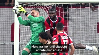 PSG - Arnau Tenas sur Yoram Zague : 