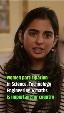 Isha Ambani's vision for a digital India is one where women are equal leaders and innovators