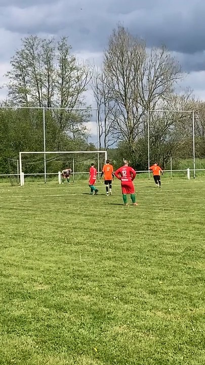 But de Killyan Naud lors de la réception de Saint Menges B (victoire 8-0)