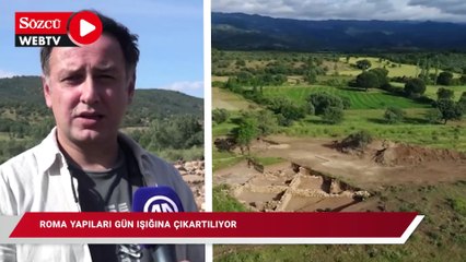 Baraj alanındaki kurtarma kazısında Roma yapıları gün ışığına çıkarılıyor