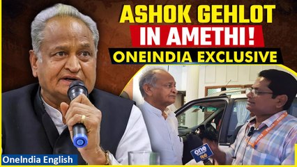 Video herunterladen: Amethi Lok Sabha Elections: Ashok Gehlot, Former Rajasthan CM Hopeful of Congress’ Victory