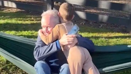 Grandkids Have Surprise Reunion With Beloved Grandpa After His Stem Cell Transplant | Happily TV