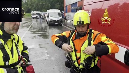 Maltempo in Lombardia, intervento dei Vigili del fuoco