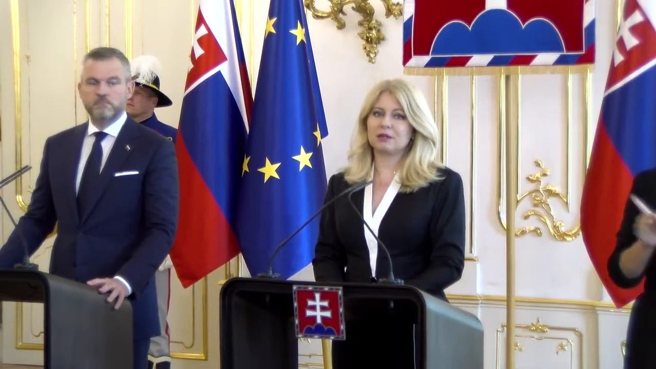 ZÁZNAM: Z. Čaputová a P. Pellegrini spoločne pozvú do paláca lídrov parlamentných strán