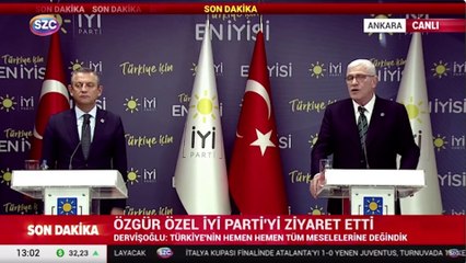 下载视频: Özgür Özel ve Müsavat Dervişoğlu birlikte basın açıklaması yaptı