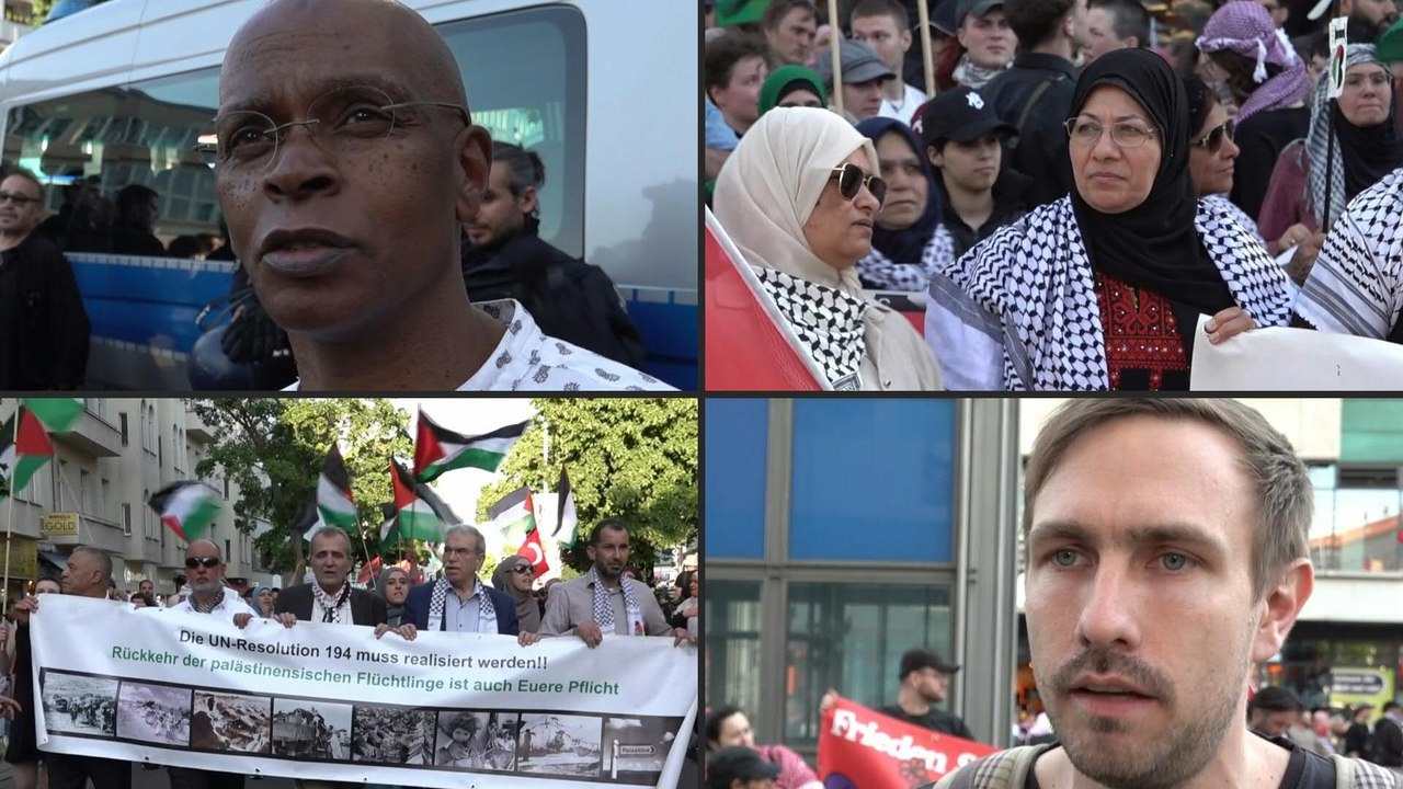 Nakba-Tag: Palästinenser-Kundgebung in Berlin friedlich verlaufen