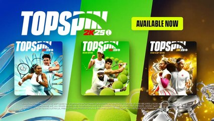 TopSpin 2K25 Official Accolades Trailer