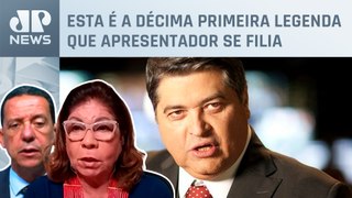 PSDB confirma Datena como candidato à Prefeitura de SP; Dora Kramer e José Maria Trindade comentam