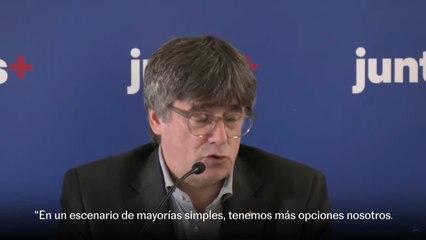 Puigdemont: "Ya he empezado a hacer gestiones discretas que no hace falta desvelar"