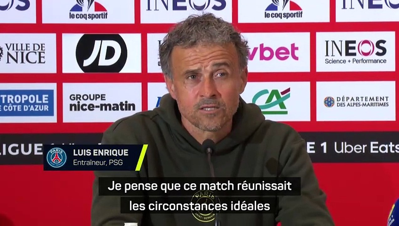 Luis Enrique : "L'équipe a montré qu'elle était venue ici pour jouer son football"