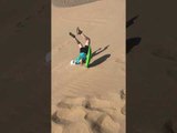 Man Faceplants Hilariously While Sand Sledding in California