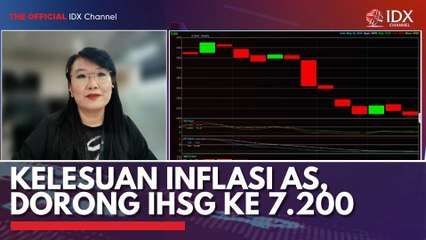 Kelesuan Inflasi AS, Dorong IHSG ke 7.200