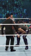 Bad bunny hits bunny destroyer to damian priest in wwe2k23 #shorts #wwe #badbunny #damianpriest