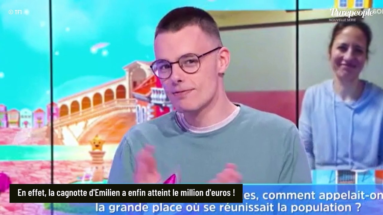 Les 12 Coups de midi : Enfin le million d'euros pour Emilien, qui bat tous les records ! Grosse émotion sur le plateau, Jean-Luc Reichmann n'en revient pas !