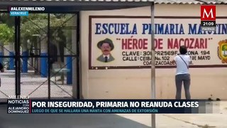 Escuela que denunció amenazas de criminales aún no retomará clases en Veracruz