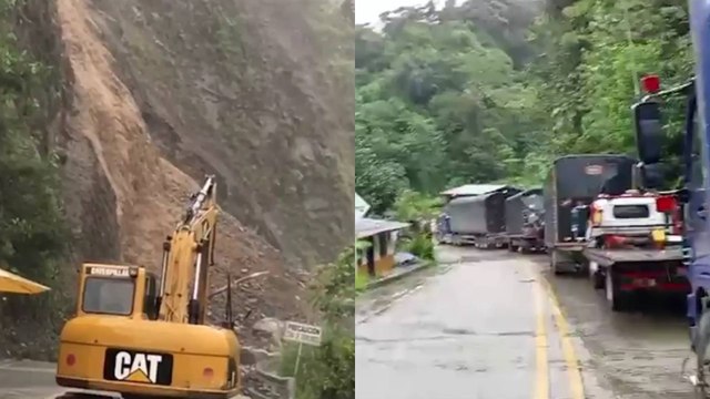 Transportadores denuncian millonarias pérdidas por deslizamientos en la vía Chocó – Risaralda