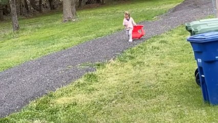 Sassy girl matches pet dog's energy and barks back at it