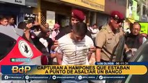 Capturan a hampones que iban a asaltar banco: sujetos eran conocidos raqueteros en Los Olivos