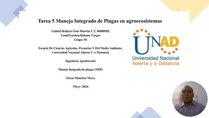 Manejo Integrado de Plagas en agroecosistemas