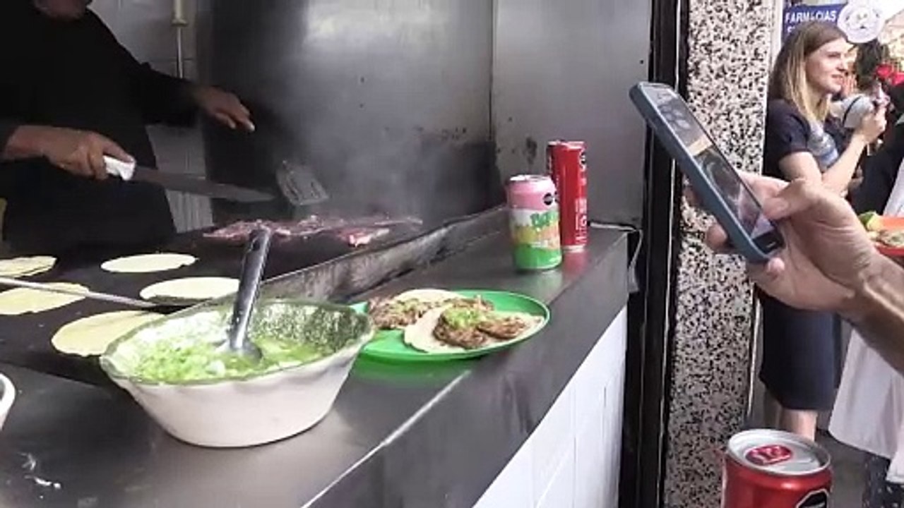 Taco-imbiss in mexiko mit michelin-stern ausgezeichnet