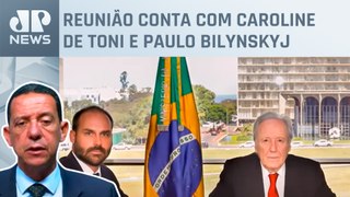 Lewandowski discute fake news sobre tragédia no RS com Eduardo Bolsonaro; Trindade analisa