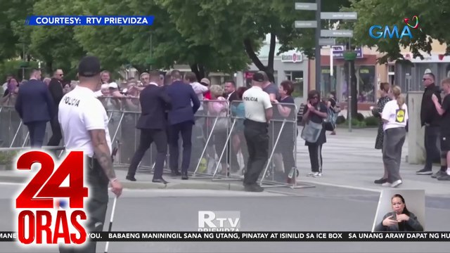 Slovak Prime Minister Robert Fico, sugatan matapos pagbabarilin nang 5 beses | 24 Oras