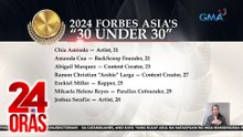 7 Pinoy, napabilang sa Forbes Asia's "30 under 30" list ngayong 2024 | 24 Oras
