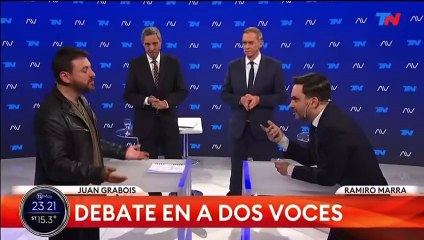 El final del debate entre Grabois y Marra en el que casi terminan a las piñas