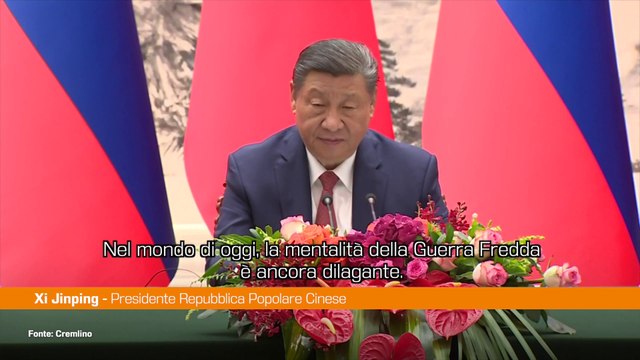 Ucraina, Xi Jinping Cina e Russia vogliono soluzione politica