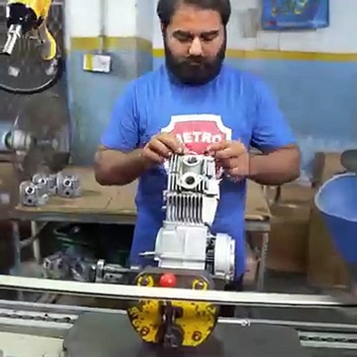 70cc Metro Motorcycle Engine Assembling Process
