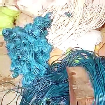 80 year old Man Manufacturing Process Making Electric Wire Cable plug with Molding machine