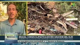 Pdte. Lula aseguró la reconstrucción de viviendas en Río Grande del Sur