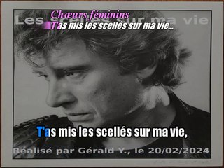 Johnny Hallyday_Les scellés sur ma vie (Chœurs)(1983)karaoké