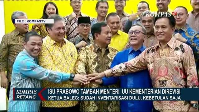 Badan Legislasi DPR Setujui Revisi UU Kementerian! Benarkah Akomodasi Politik?
