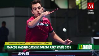 Marcos Madrid logra su boleto a París 2024 tras ganar preolímpico de tenis de mesa