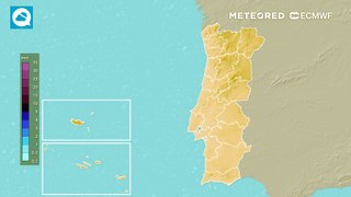 Nos próximos dias ocorrerá precipitação e trovoada nestas regiões de Portugal