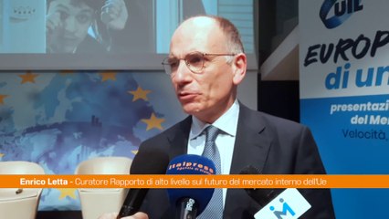 Ue, Letta "Vanno estesi i vantaggi del mercato unico"
