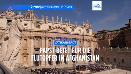 Der Papst betet für die Flutopfer in Afghanistan und für Frieden in der Ukraine