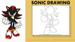 Comment dessiner Shadow (Sonic) - Tutoriel étape par étape pour les débutants