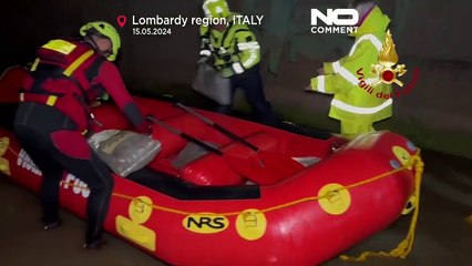 WATCH: Heavy floods cause chaos in northern Italy