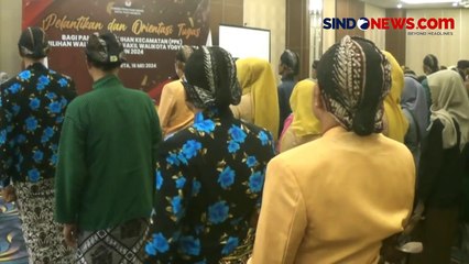 Tampil dengan Busana Adat, KPU Kota Yogyakarta Lantik 70 Anggota PPK Pilkada 2024