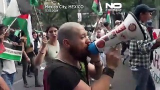 NO COMMENT: Manifestación en Ciudad de México para recordar el 'Día de la Nakba'