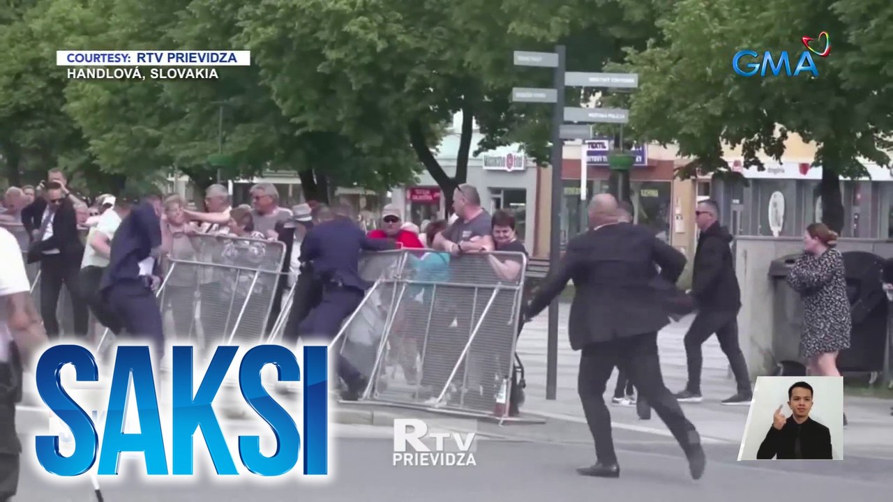 Prime minister ng Slovakia, kritikal ang lagay matapos tangkaing patayin ng gunman | Saksi