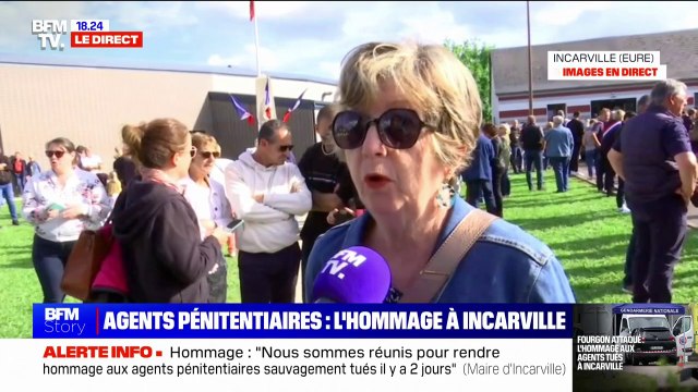 On a eu peur, surtout dans une petite commune comme celle-ci : les habitants d'Incarville toujours sous le choc après l'attaque du fourgon et la mort de deux agents pénitentiaires